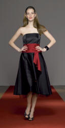 Monsoon black and red dress.